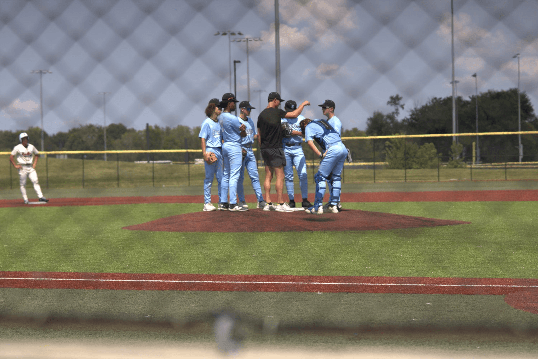Encore Select team huddle